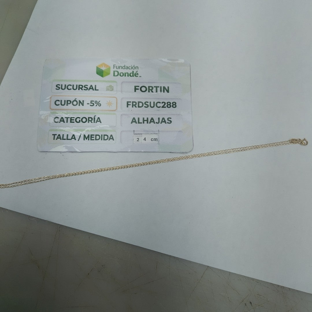 CADENA ORO 10 K 1.2 GRMS (SEMINUEVO)