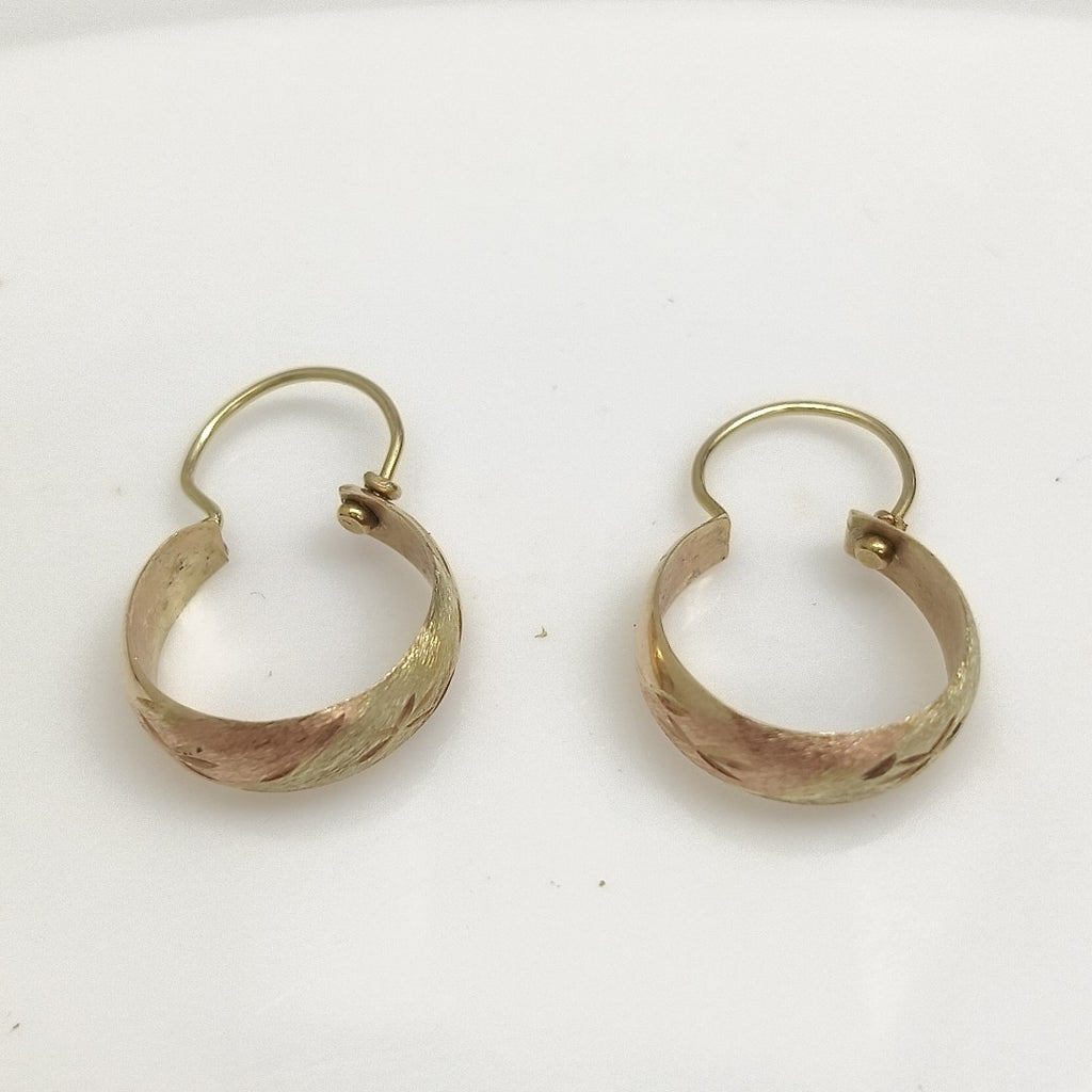 ARRACADAS PAR ORO 8 K 1,60 GRMS (SEMINUEVO)