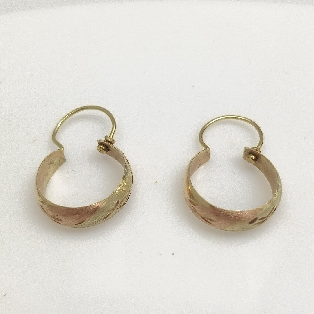 ARRACADAS PAR ORO 8 K 1,60 GRMS (SEMINUEVO)
