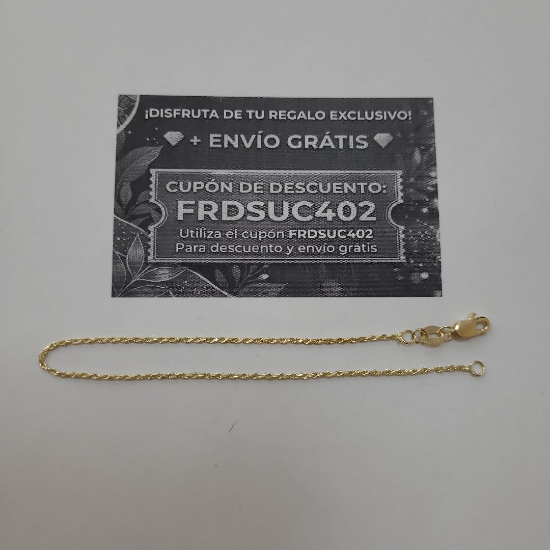 PULSERA TORZAL 14K 18 CM 1.3 GR (NUEVO)