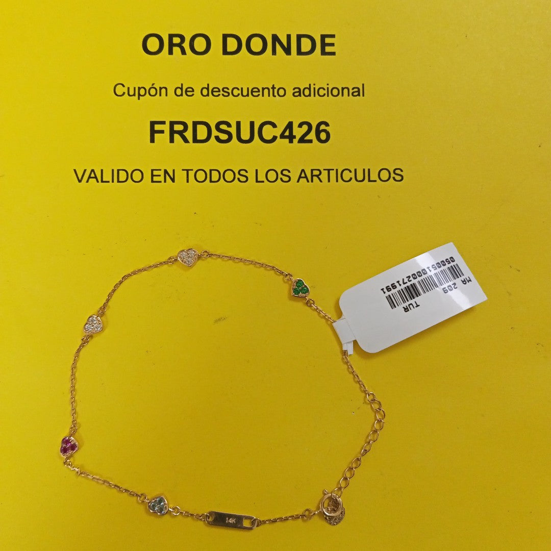 PULSERAS DAMA ORO 14K 1.8 (NUEVO)