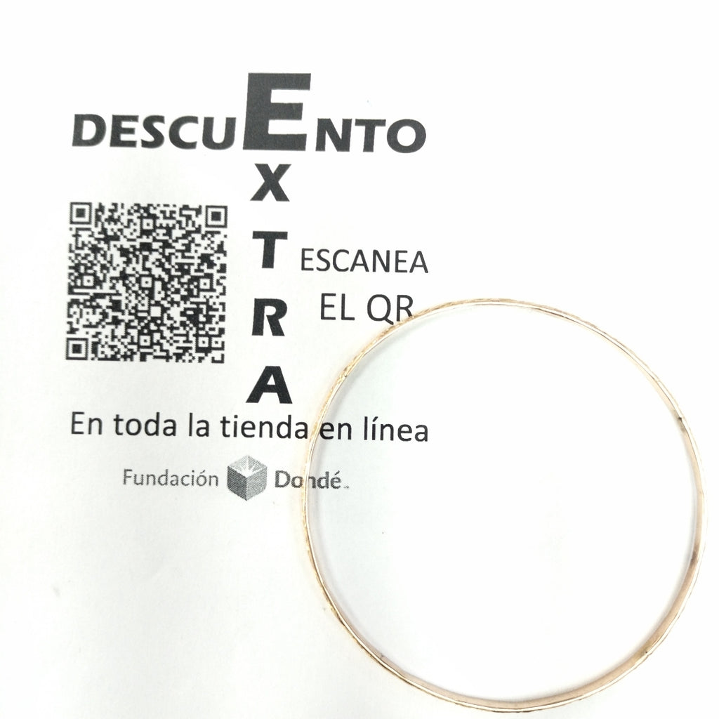 PULSERA RIGIDA ORO 10 K 5.7 GRMS (SEMINUEVO)
