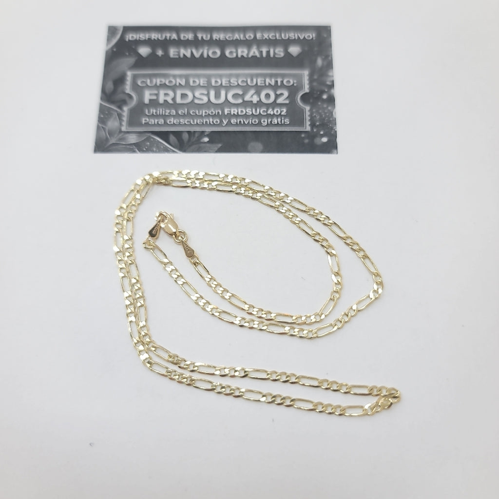 CADENA 3X1 14K 50 CM 4.5 GR (NUEVO)