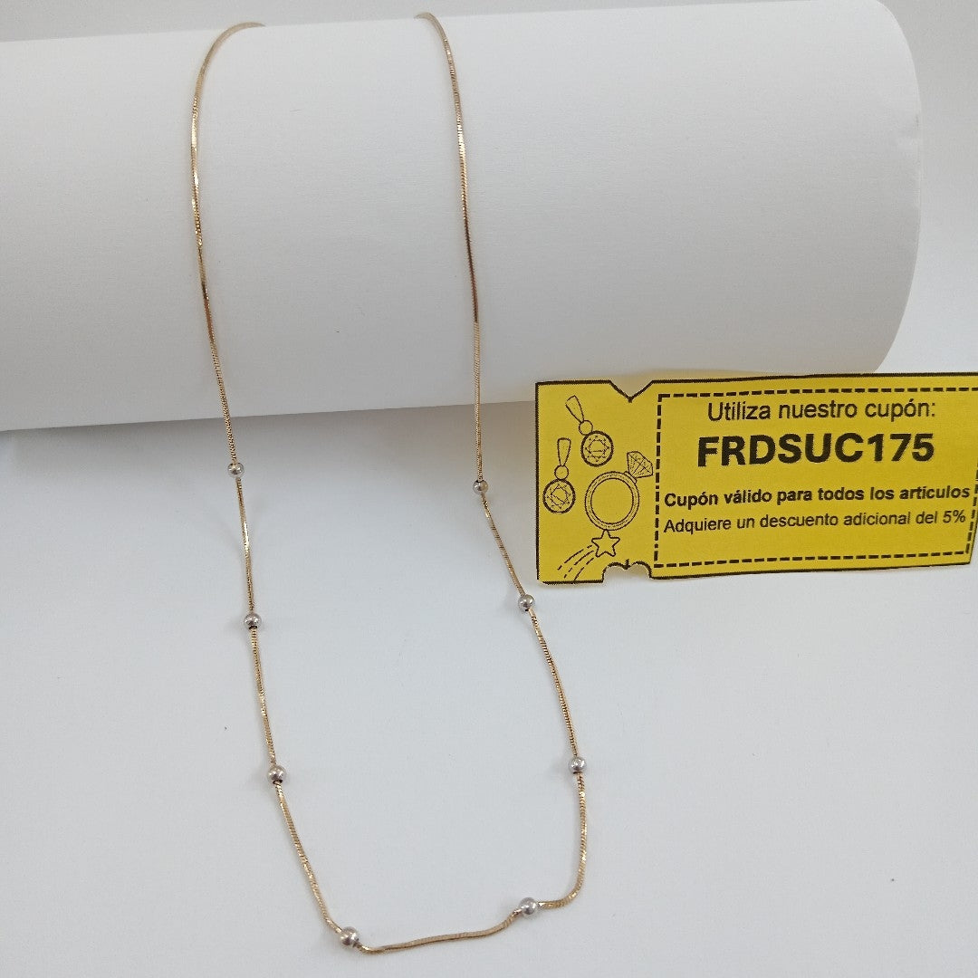 GARGANTILLA ORO 14 K 3.1 GRMS (SEMINUEVO)