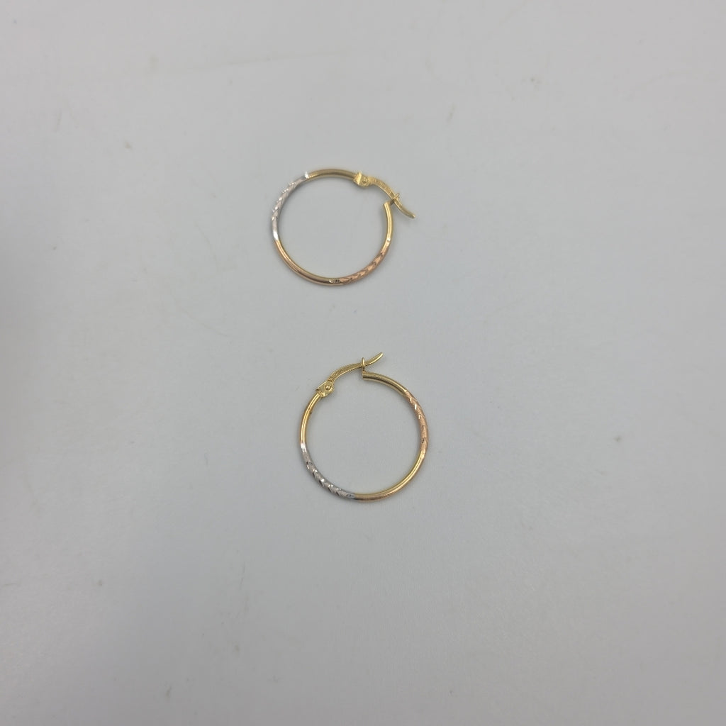 ARRACADAS PAR ORO,ORO COMBINADO 14 K 1,40 GRMS (SEMINUEVO)