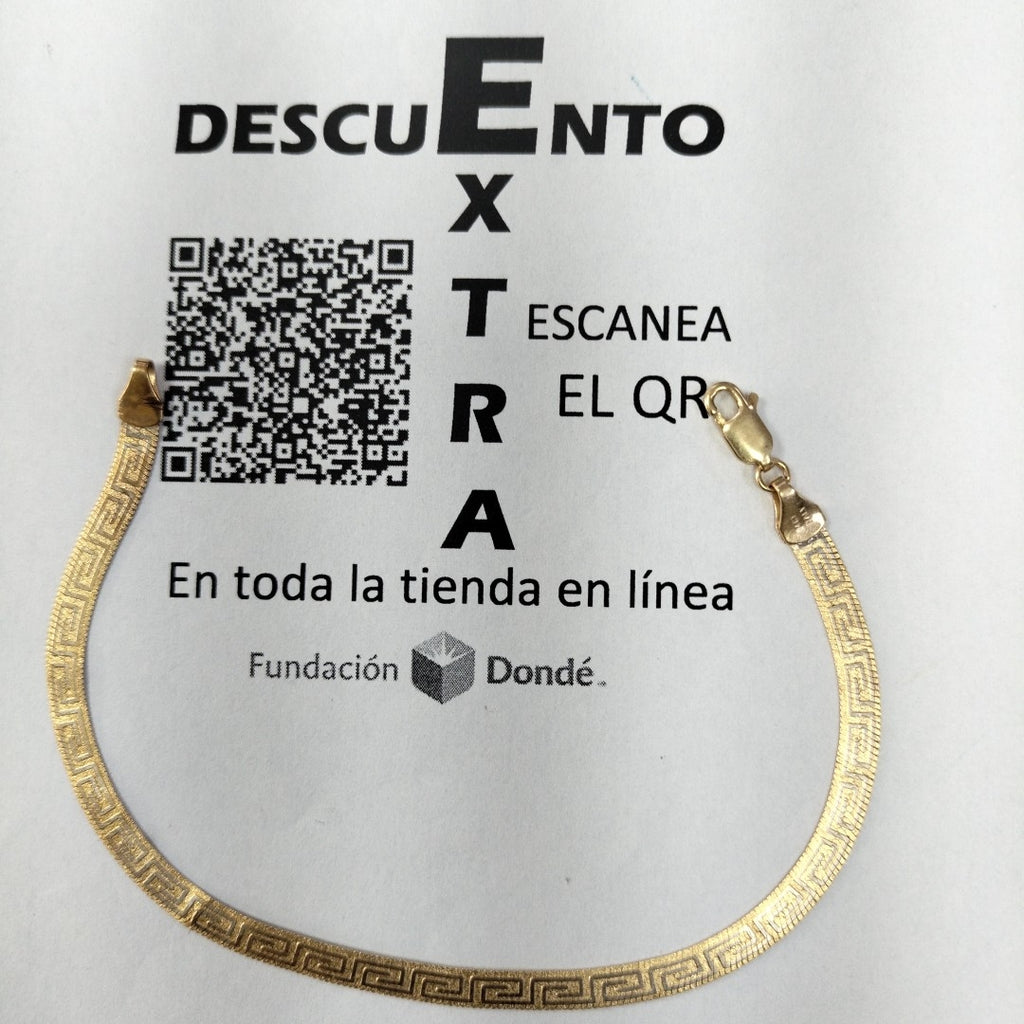 PULSERA ORO 14 K 3.3 GRMS (SEMINUEVO)