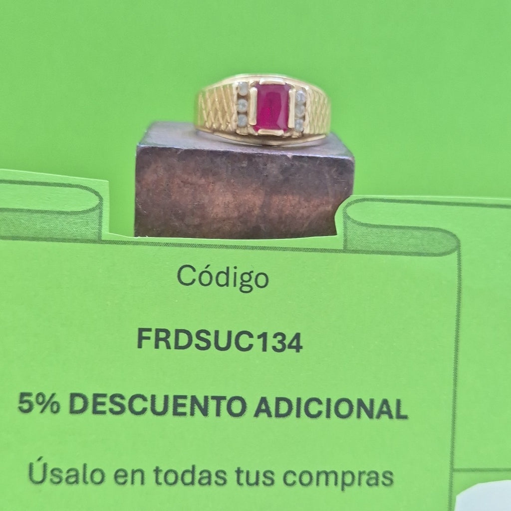 ANILLO ORO 14 K 4.1 GRMS (SEMINUEVO)