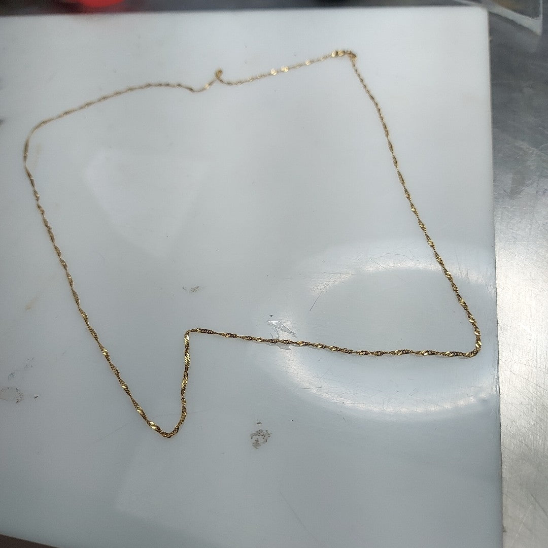 GARGANTILLA ORO MUY BAJO 8 K 1,30 GRMS (SEMINUEVO)