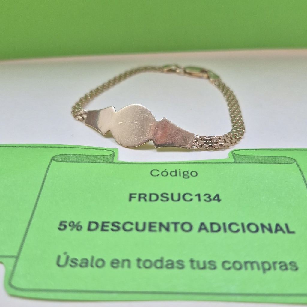 ESCLAVA ORO 14 K 5.6 GRMS (SEMINUEVO)