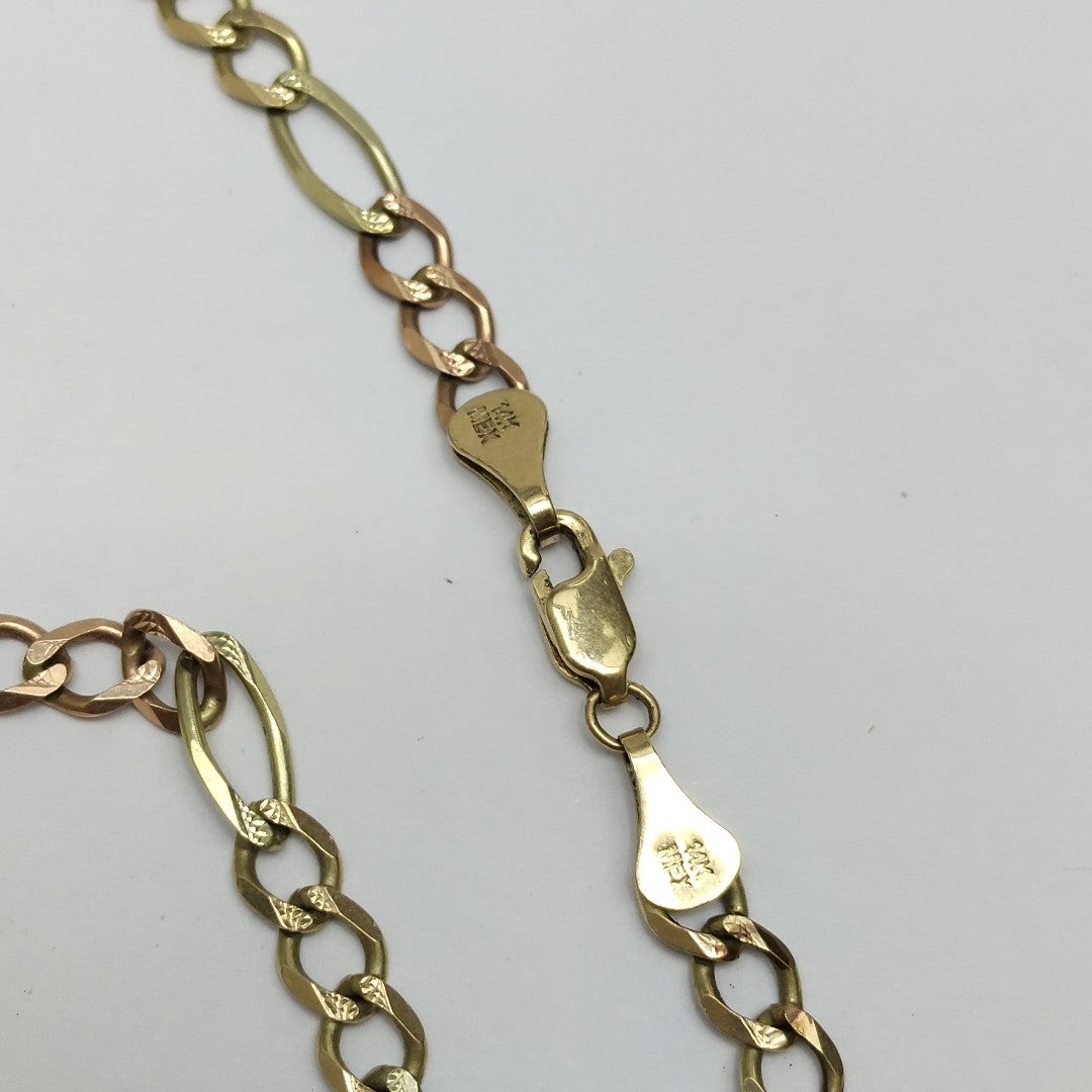 CADENA ORO COMBINADO 14 K 21,50 GRMS (SEMINUEVO)