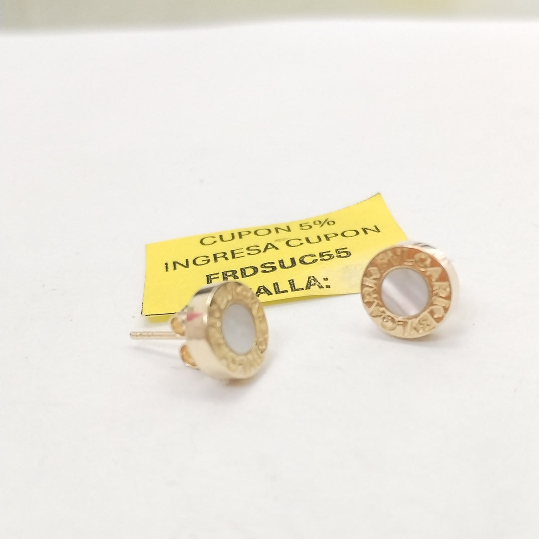 BROQUELES PAR ORO 14 K 2,90 GRMS (SEMINUEVO)