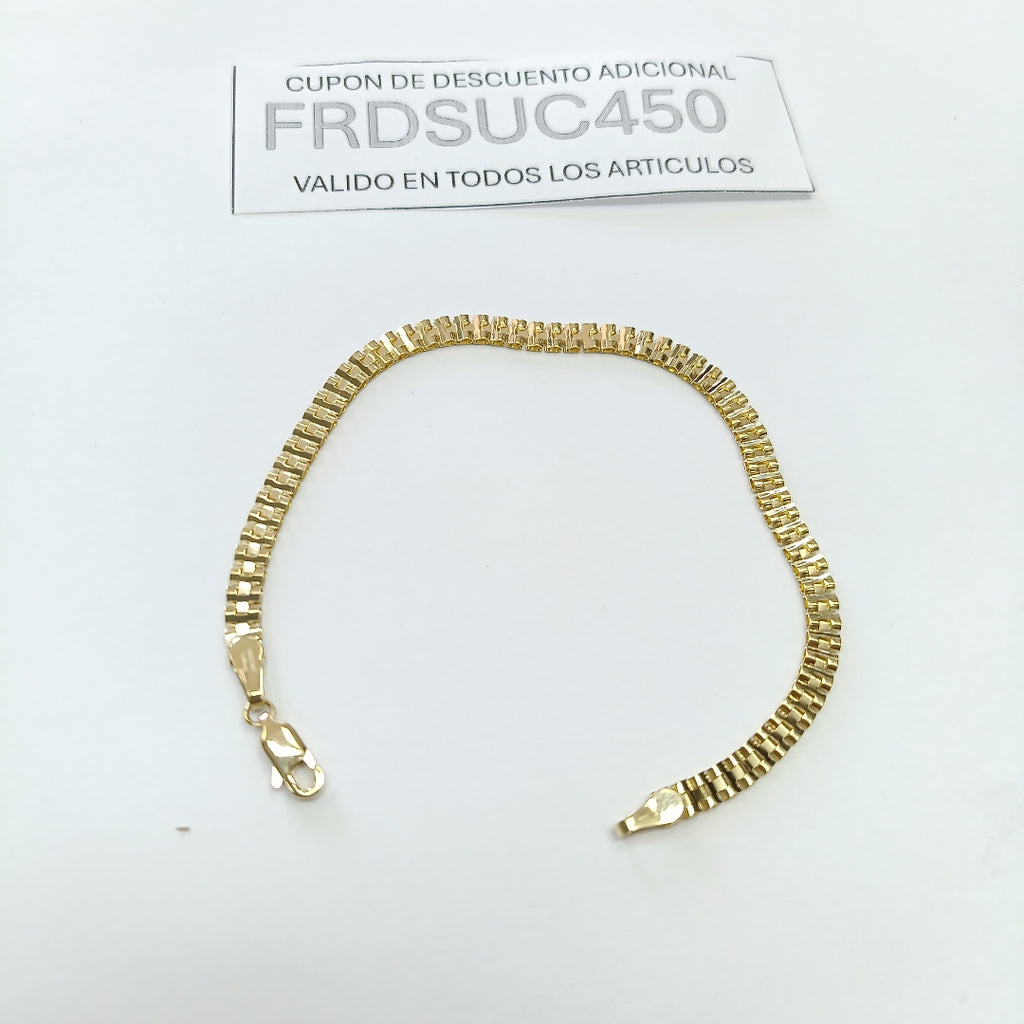 PULSERA ESPECIAL 14K 18 CM 4 GR (NUEVO)