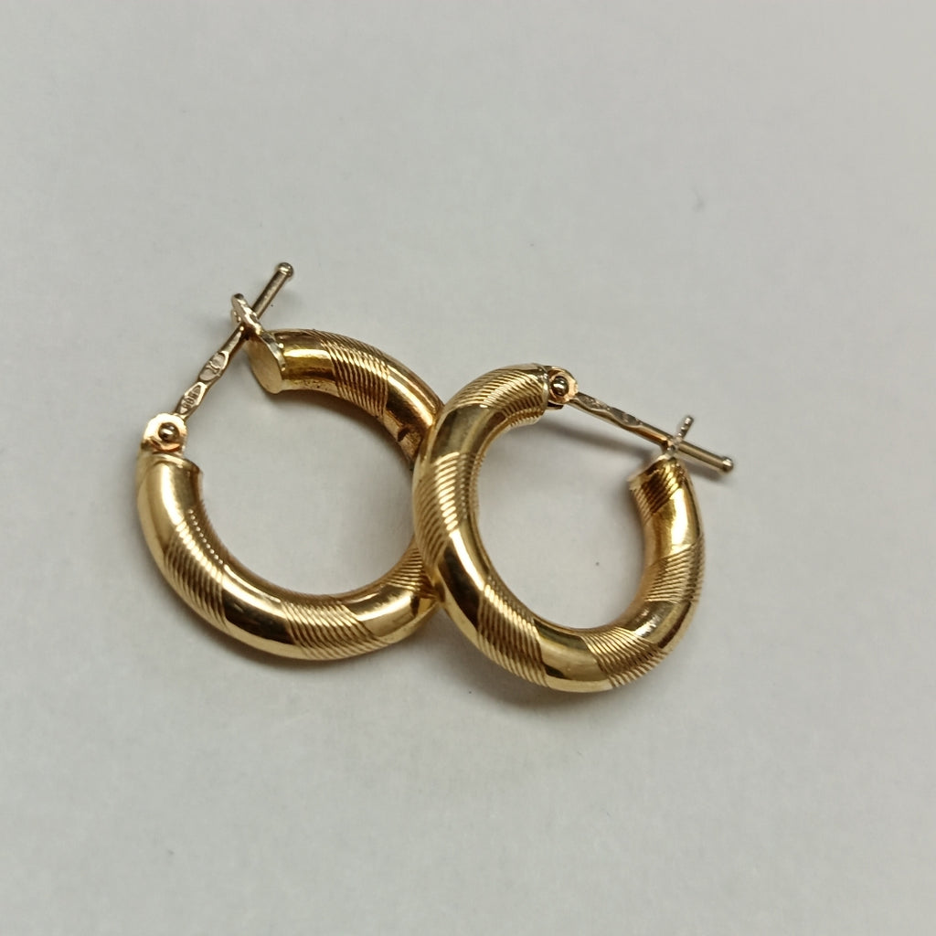 ARRACADAS PAR ORO 14 K 2,20 GRMS (SEMINUEVO)