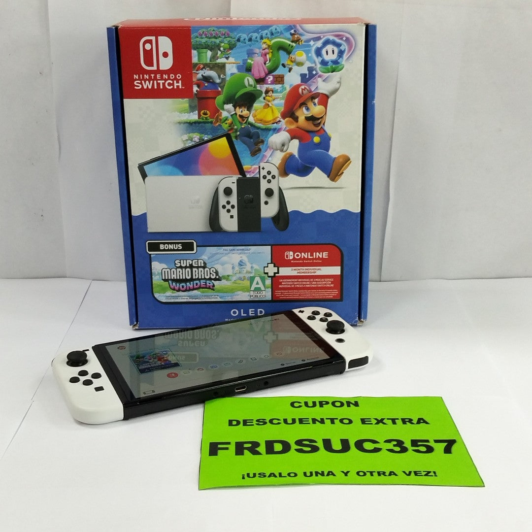 CONSOLA DE VIDEOJUEGO NINTENDO SWITCH OLED 64 GB (SEMINUEVO)