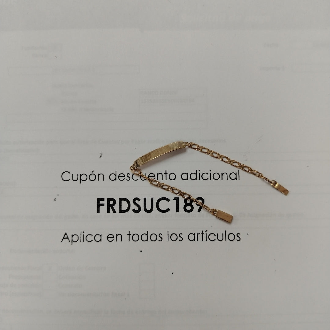 ESCLAVA ORO 8 K 1,90 GRMS (SEMINUEVO)