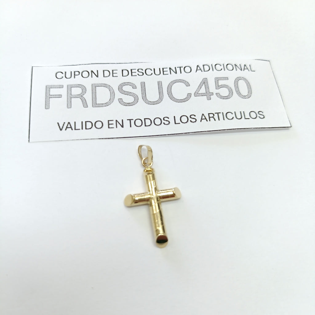 DIJE CRUZ 14K 1 GR (NUEVO)