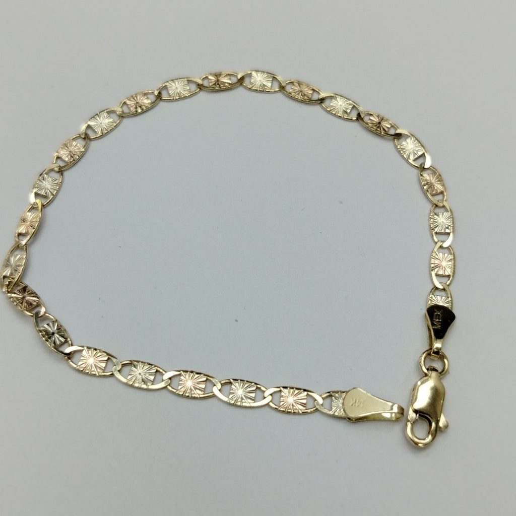 PULSERA GUCHI 14K 18 CM 3.1 GR (NUEVO)