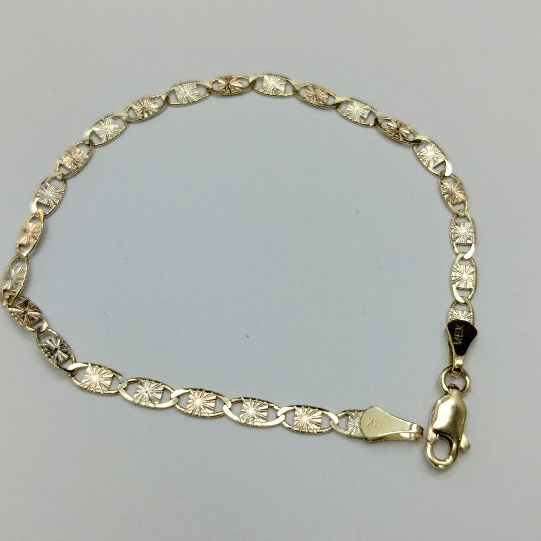 PULSERA GUCHI 14K 18 CM 3.1 GR (NUEVO)
