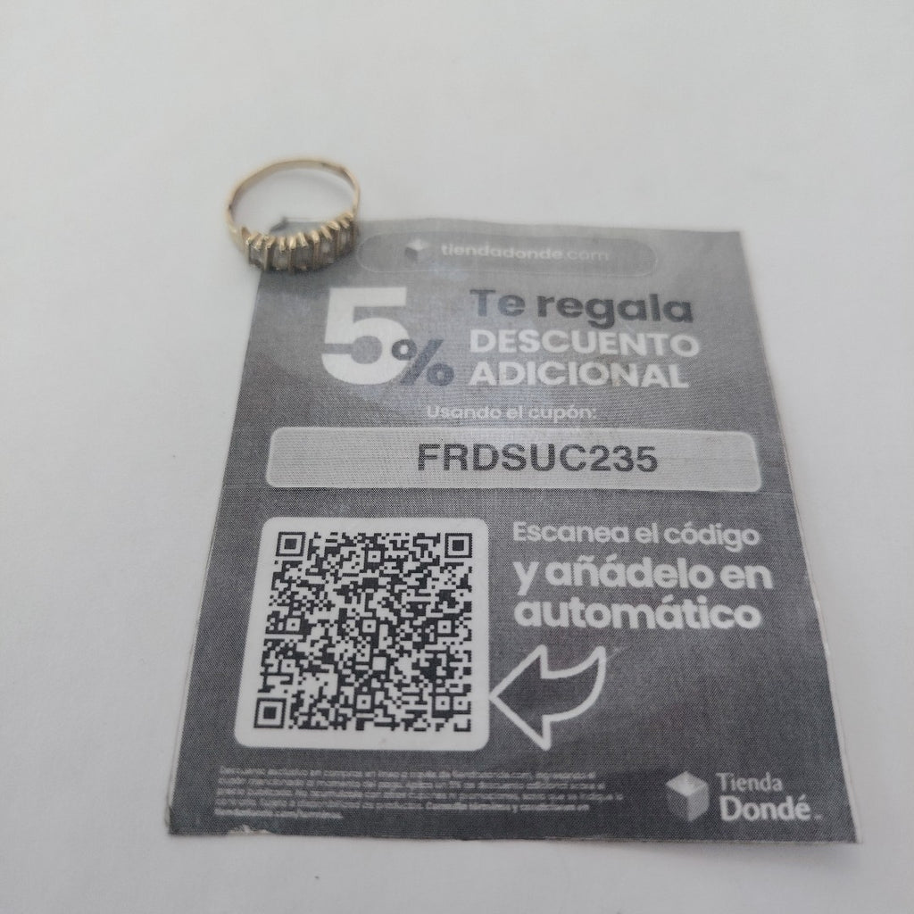 ANILLITO ORO 10 K 2.1 GRMS (SEMINUEVO)