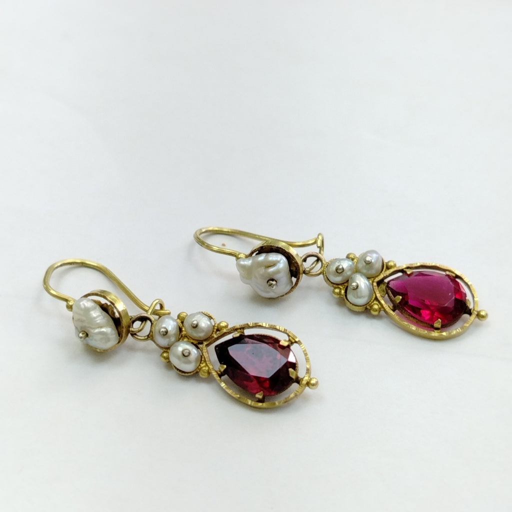 ARETES PAR ORO 8 K 3.8 GRMS (SEMINUEVO)