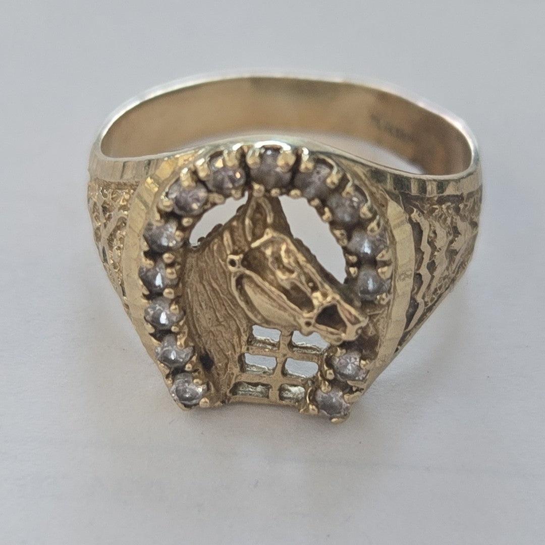 ANILLO ORO 10 K 4.9 GRMS (SEMINUEVO)