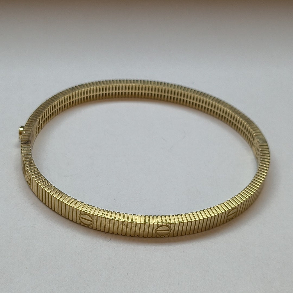PULSERA RIGIDA ORO 10 K 7.6 GRMS (SEMINUEVO)