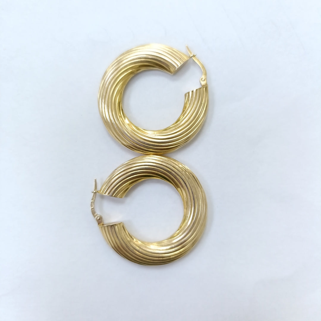 ARRACADAS PAR ORO 14 K 5,20 GRMS (SEMINUEVO)