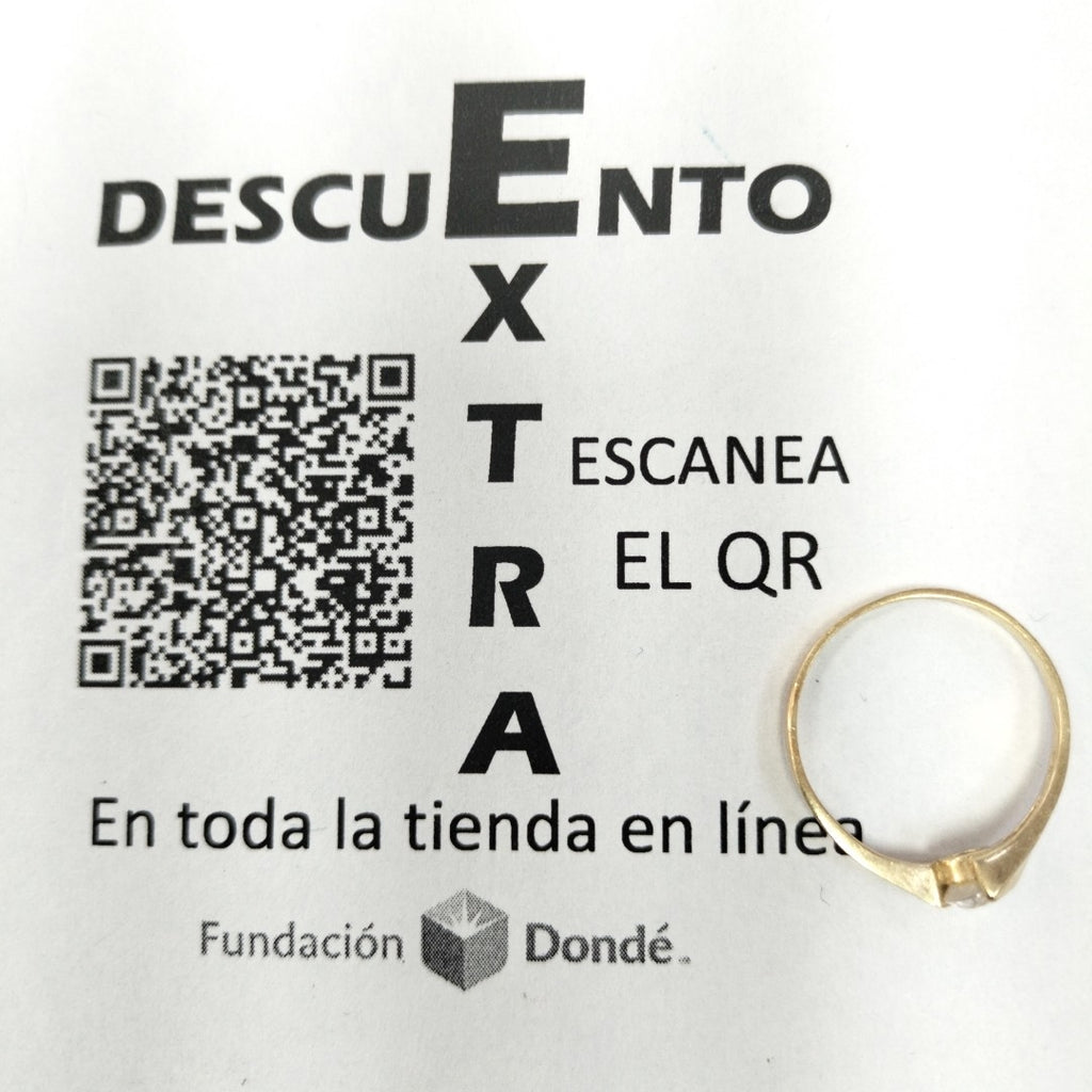 ANILLITO ORO 14 K 1.9 GRMS (SEMINUEVO)