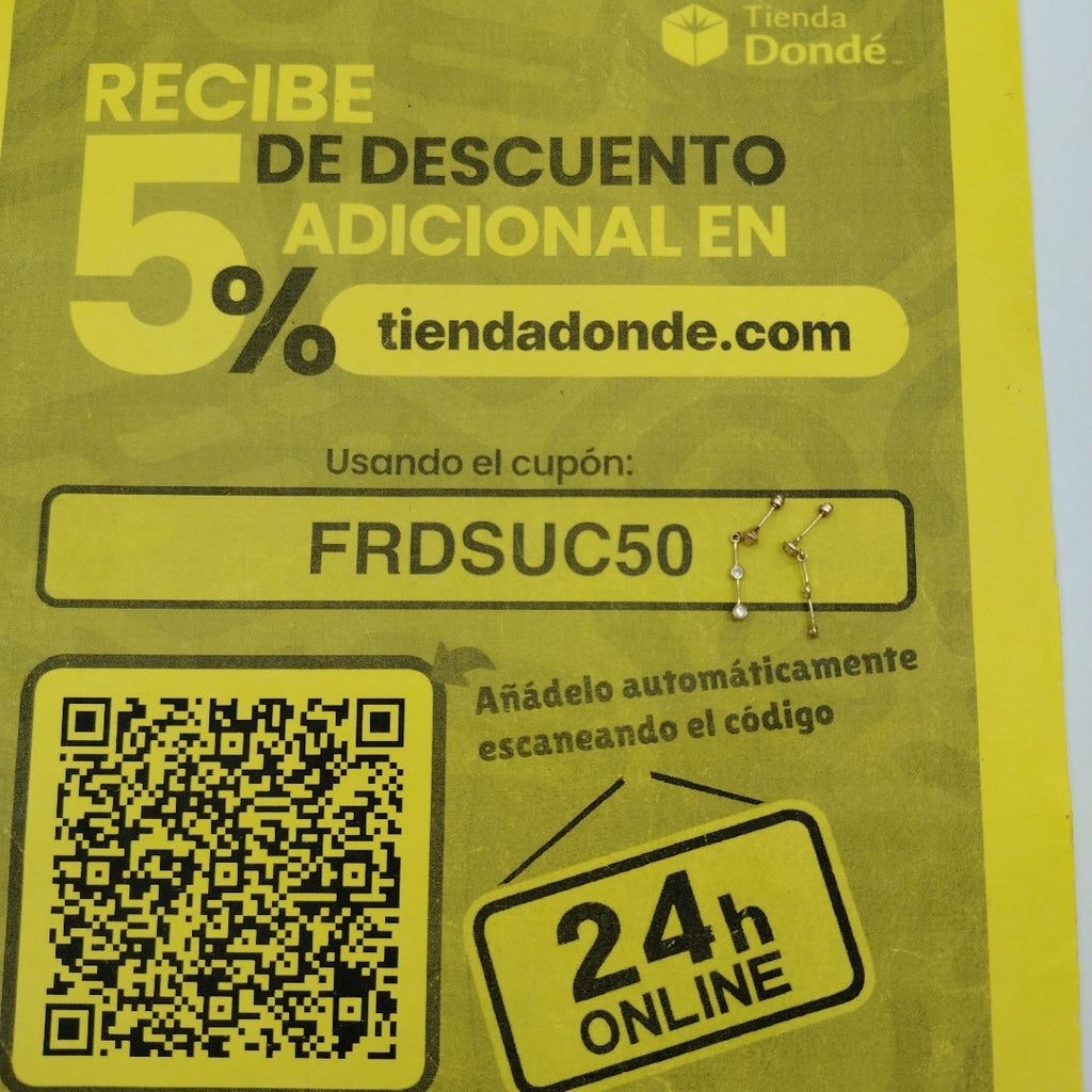 BROQUELES PAR ORO 10 K 0.5 GRMS (SEMINUEVO)