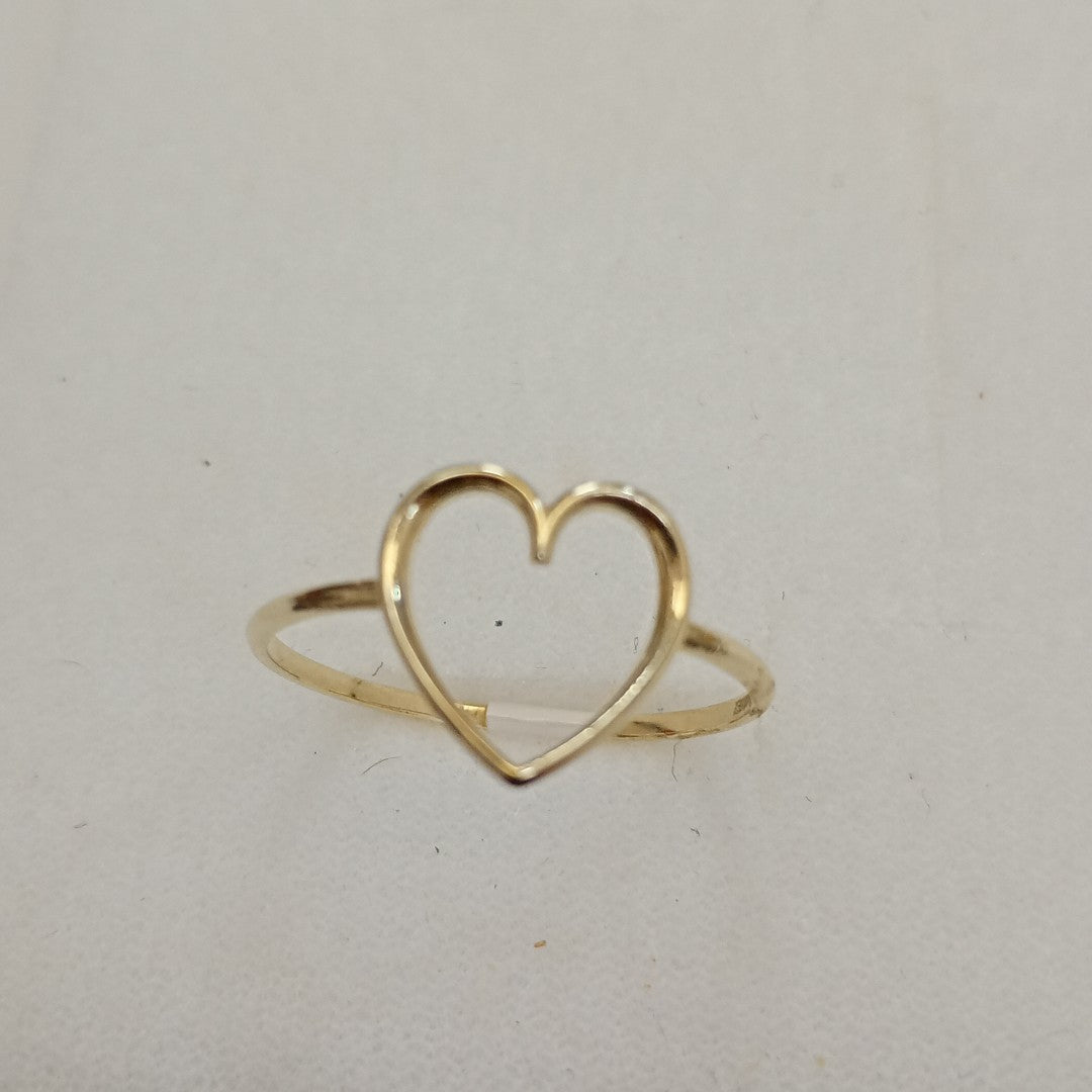 ANILLOS ANILLITO FIG CORAZON 10K TALLA 9 0.9 GR (NUEVO)