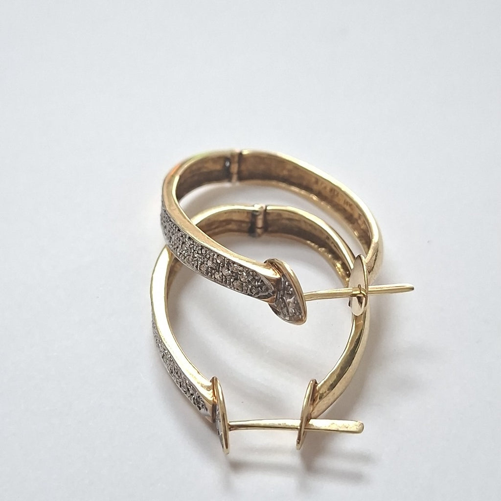 ARRACADAS PAR ORO 14 K 14.4 GRMS (SEMINUEVO)