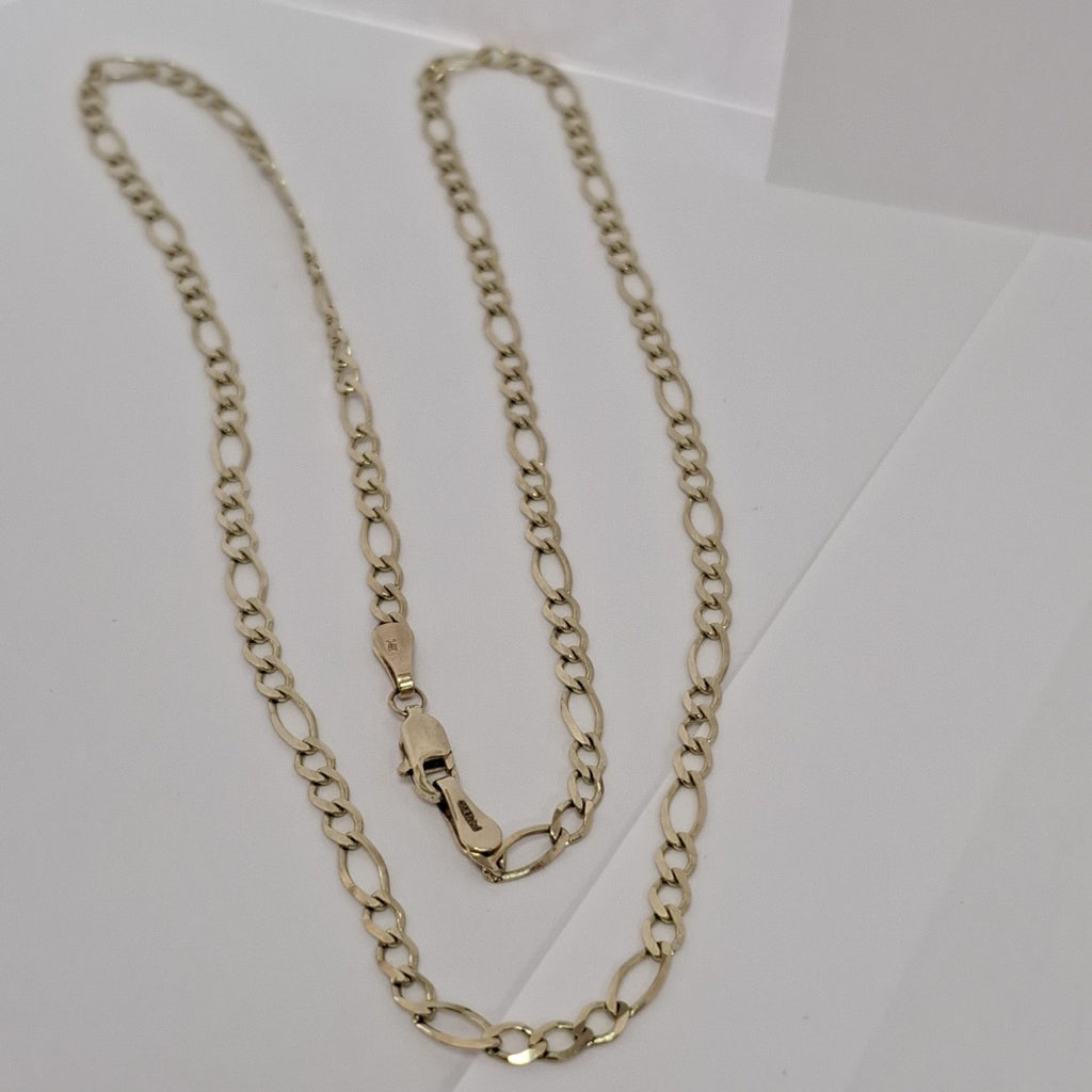 CADENA TEJIDO 3X1 14K 55 CM 8.1 GR (NUEVO)