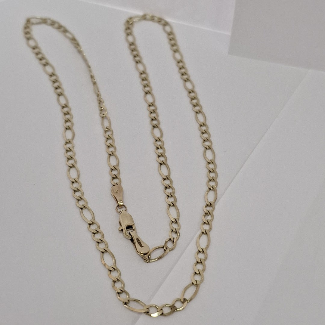 CADENA TEJIDO 3X1 14K 55 CM 8.1 GR (NUEVO)