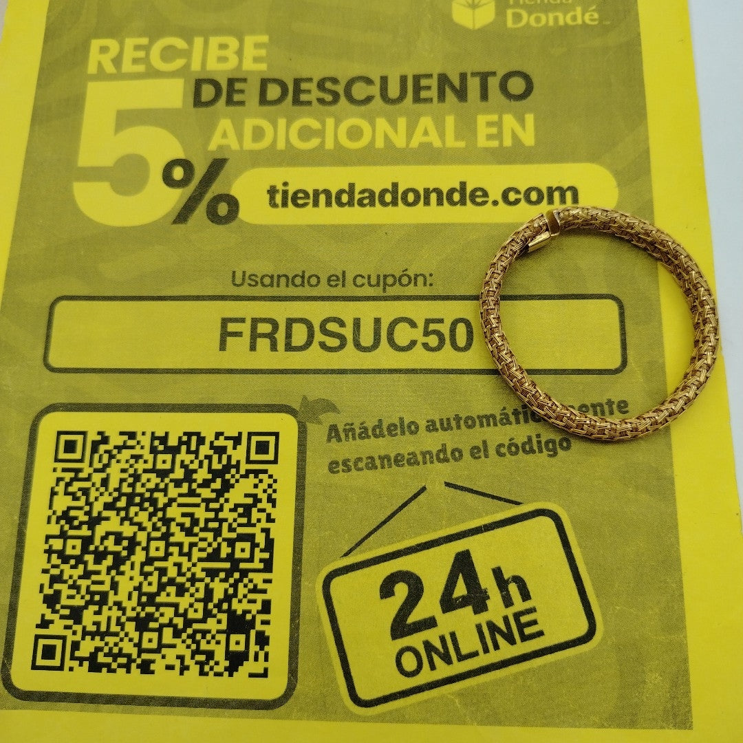 PULSERA ORO 14 K 34,10 GRMS (SEMINUEVO)