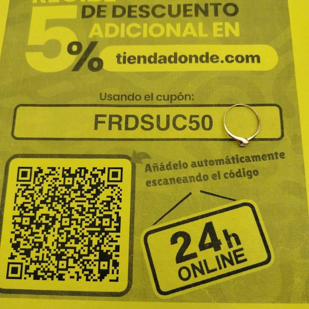 SOLITARIO ORO 10 K 2,00 GRMS (SEMINUEVO)