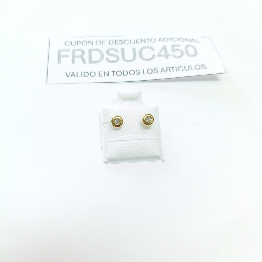 BROQUELES BROQUEL C CIRCONIA 14K 0.27 GR (NUEVO)