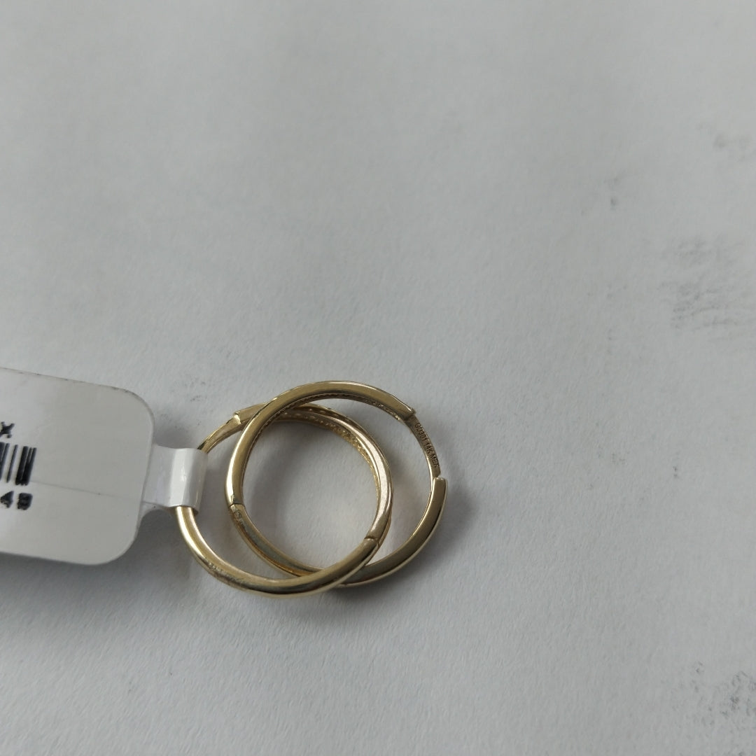 ARETES ARRACADAS C CIRCONIAS 14K 1.7 GR (NUEVO)