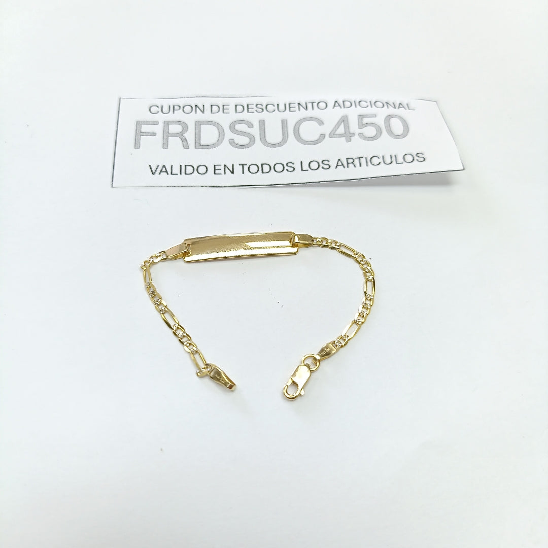 ESCLAVAS NIÑO ORO 14K 2.4 (NUEVO)