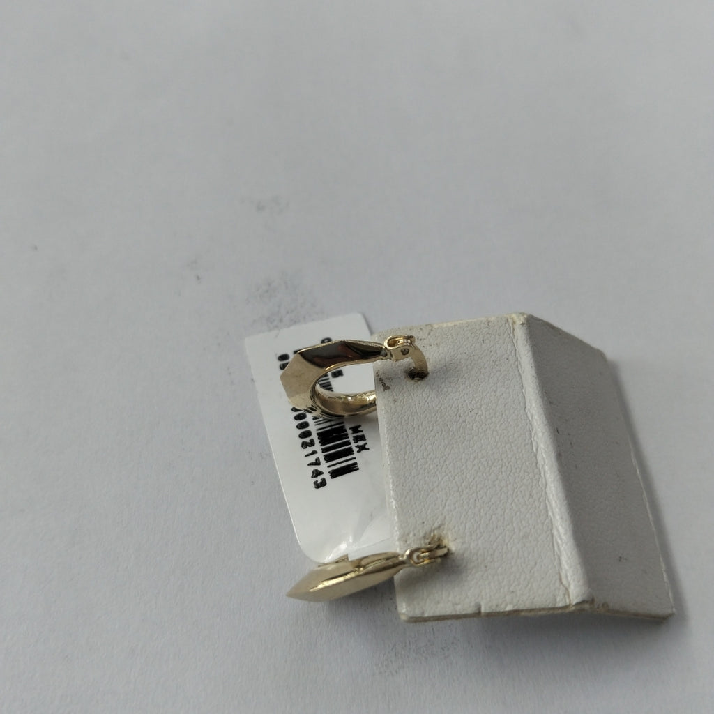 ARETES TEJIDO ARRACADA FACETADA 14K 1.2 GR (NUEVO)