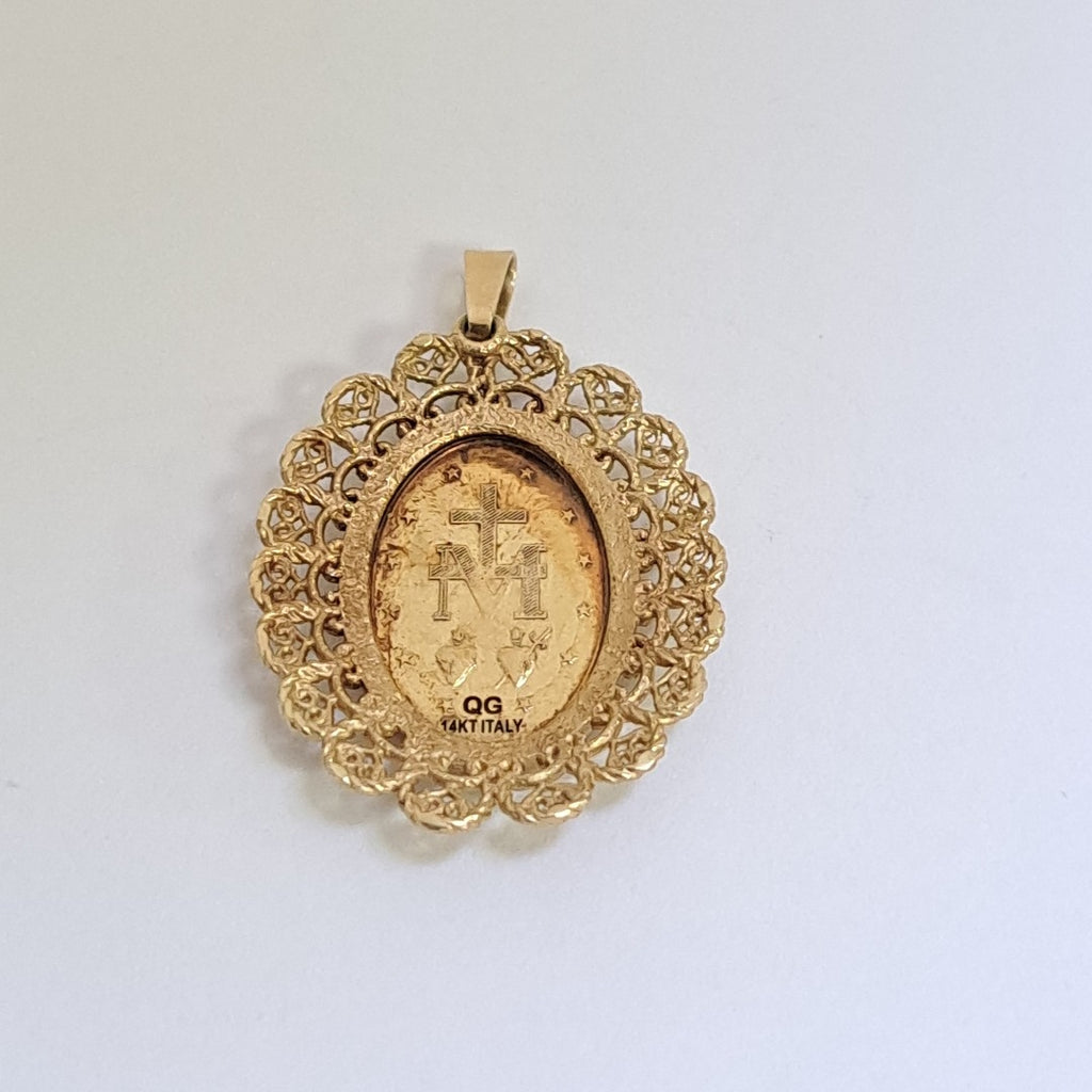 MEDALLA RELIGIOSA ORO 14 K 5,30 GRMS (SEMINUEVO)
