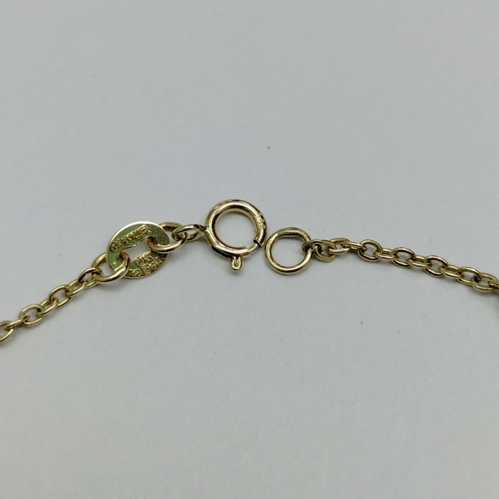 PULSERA TEJIDO ESPECIAL ARBOL 14K 18 CM 1.7 GR (NUEVO)