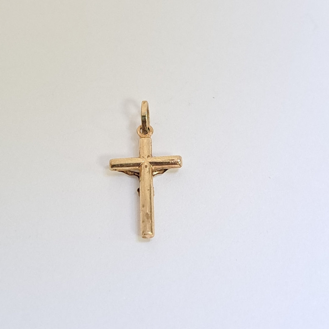 CRUCIFIJO ORO 10 K 0,50 GRMS (SEMINUEVO)