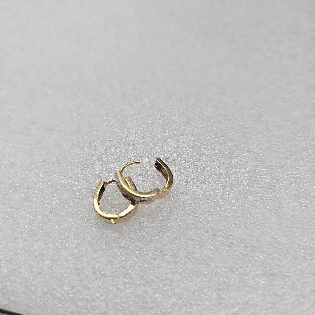 ARRACADAS PAR ORO 14 K 0.8 GRMS (SEMINUEVO)