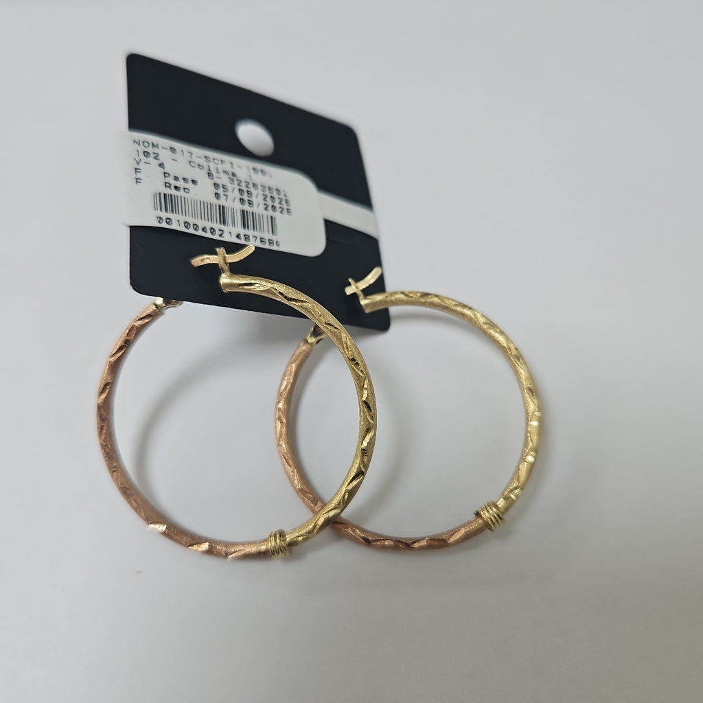 ARRACADAS PAR ORO 10 K 3.69 GRMS (SEMINUEVO)