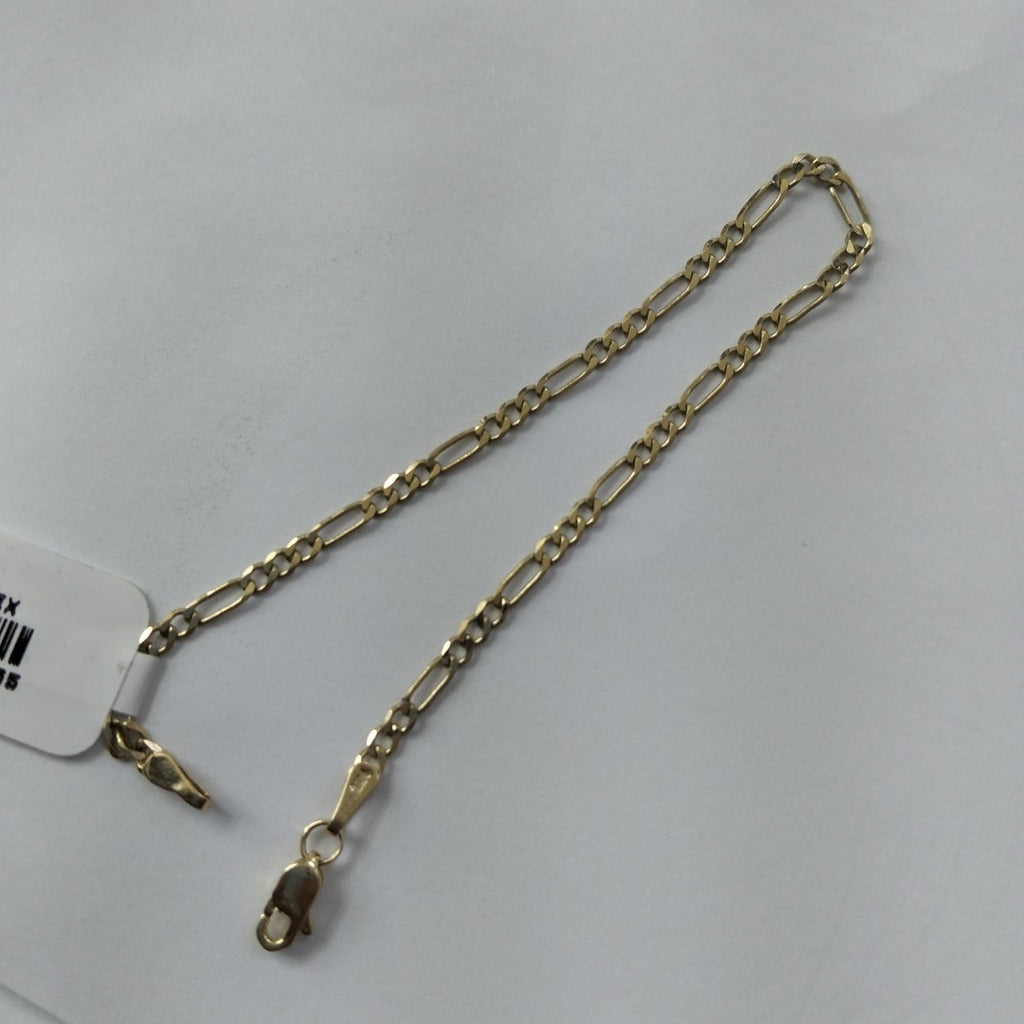 PULSERA TEJIDO 3X1 14K 18 CM 2 GR (NUEVO)