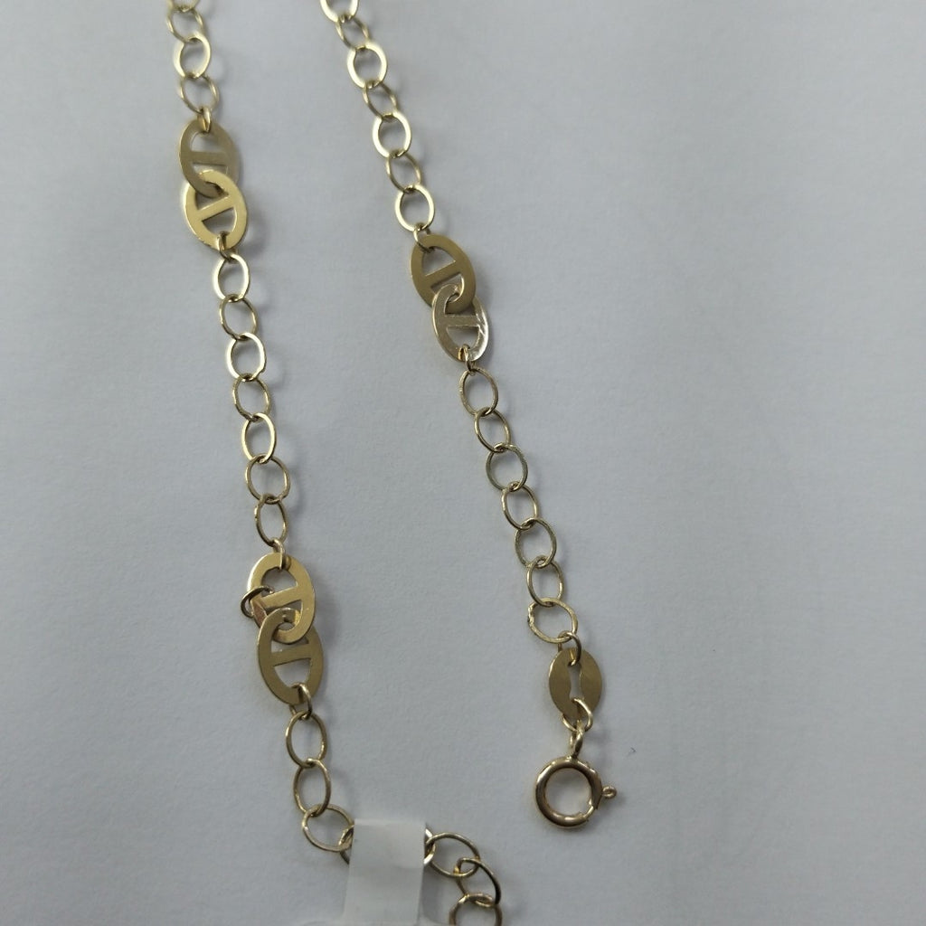 PULSERA TEJIDO ESPECIAL 14K 18 CM 1.6 GR (NUEVO)