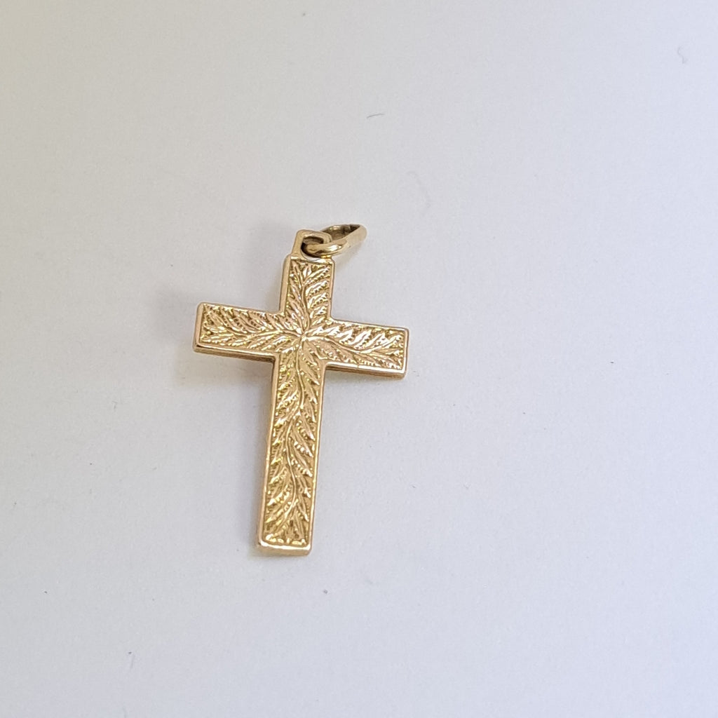 CRUCIFIJO ORO 14 K 1.7 GRMS (SEMINUEVO)