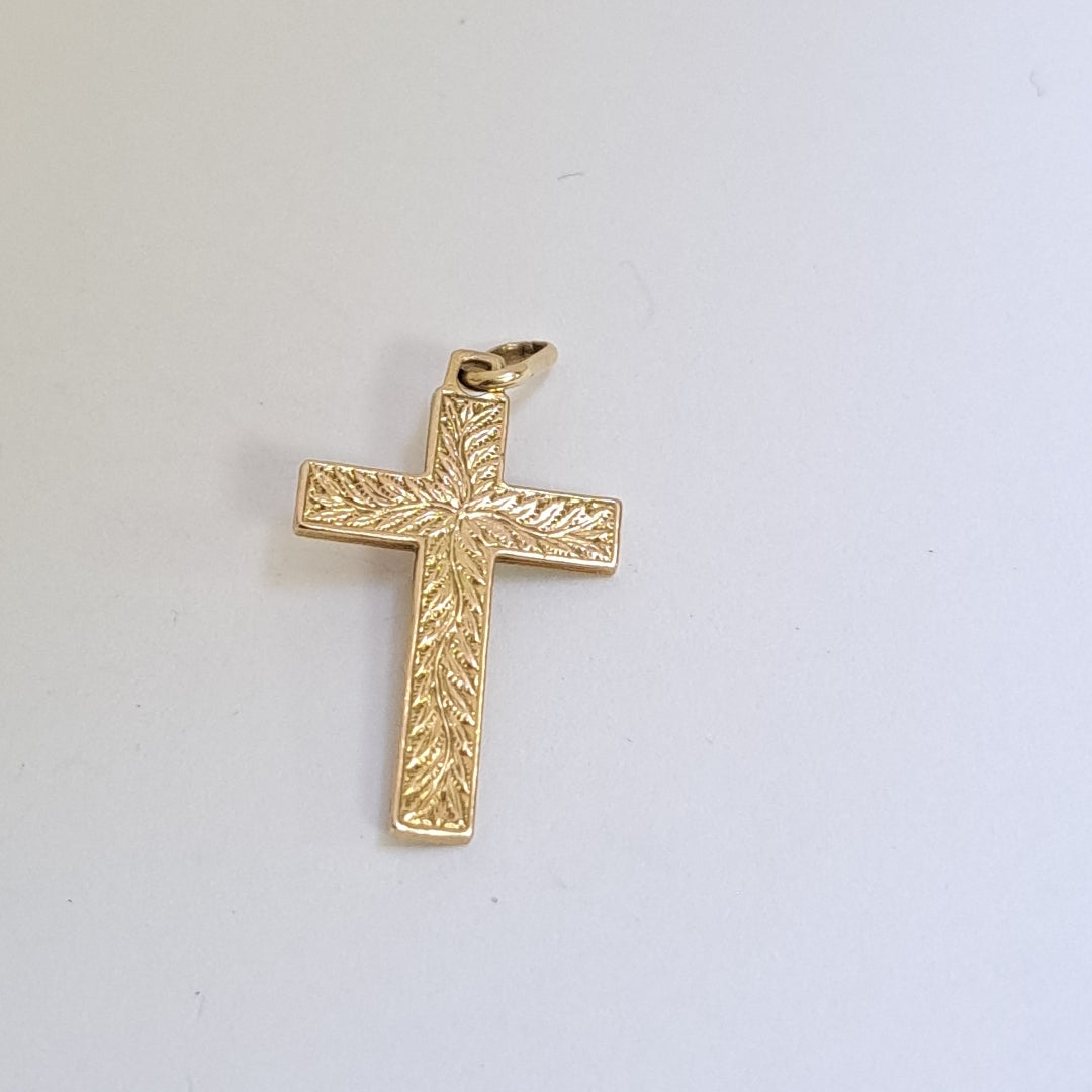 CRUCIFIJO ORO 14 K 1.7 GRMS (SEMINUEVO)