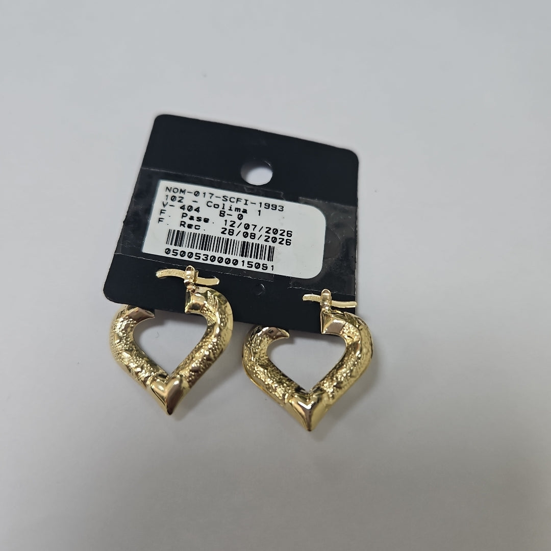 ARETES ARRACADAS 14K 1.8 GR (NUEVO)