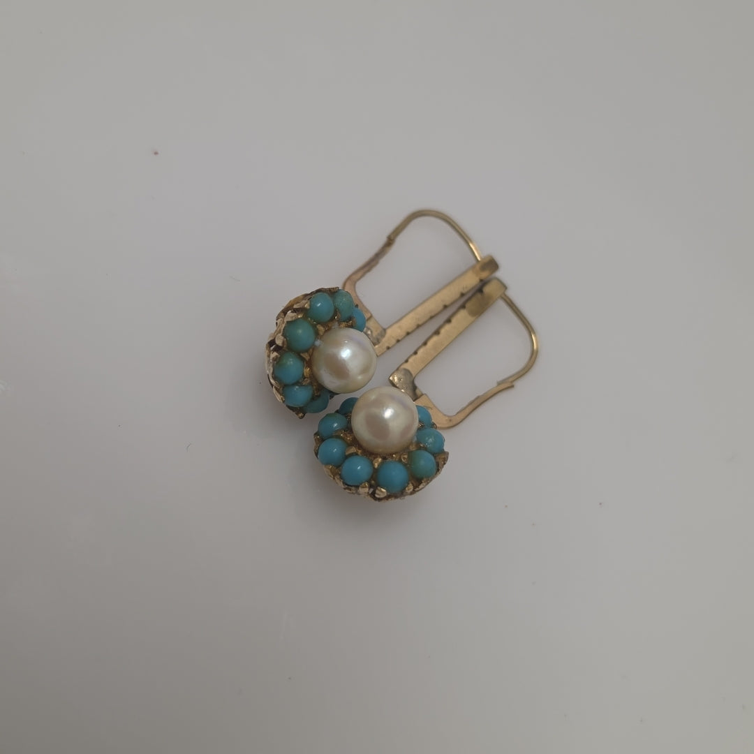 ARETES PAR ORO 10 K 5.6 GRMS (SEMINUEVO)